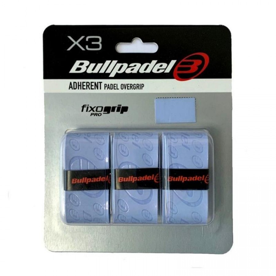 Blister Bullpadel 3 Overgrips GB1202 FixoGrip Blue  Oferta + Barato