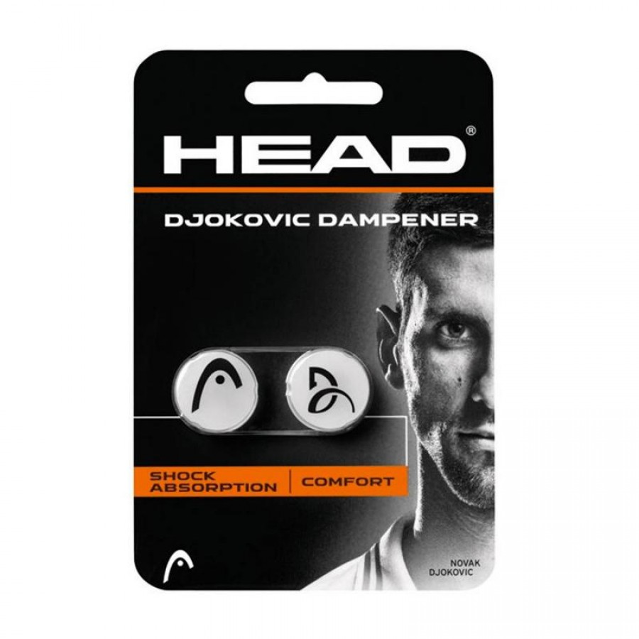 Head Djokovic Amortisseur Blanc Antivibrateur  Offre - Pas cher