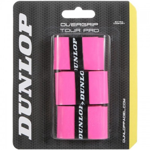 Blister Dunlop 3 Overgrips Tour Pro Fluor Rose