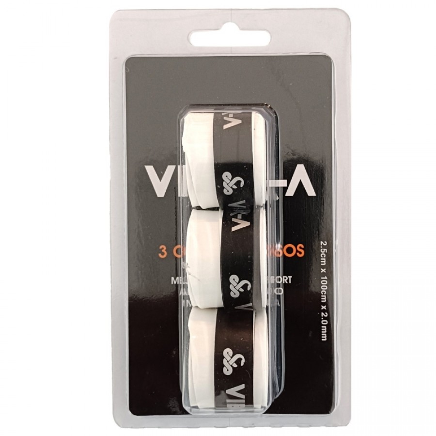 Blister Vibora Pro Liso Blanco 3 Surgrips   Offre - Pas cher