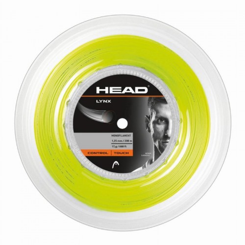 Bobina Cordaje 200m Head Lynx 1,25mm Amarillo