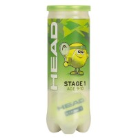 Bote de 3 Pelotas Head Etape 1 Verde  Offre - Pas cher