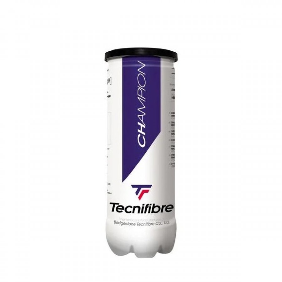 Bote de 3 Pelotas Tecnifibre Champion  Offer + Cheap