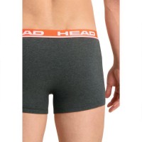 Head Basic Boxers Grey Red 2 Units  Offer + Cheap