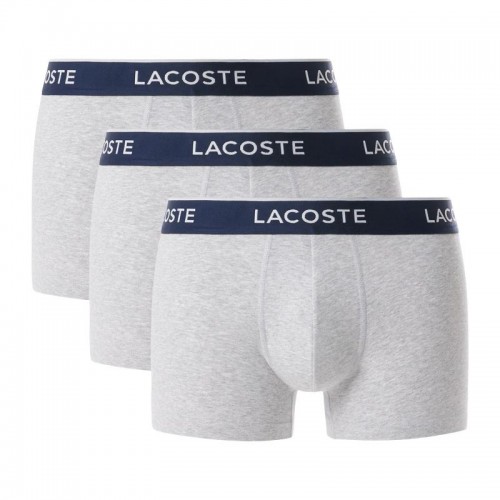 Boxers Lacoste Gris Vigore 3 Unidades