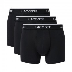 Lacoste Microfiber Black Boxers 3 Unidades