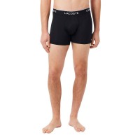 Lacoste Microfiber Black Boxers 3 Unidades