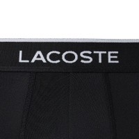 Lacoste Microfiber Black Boxers 3 Unidades