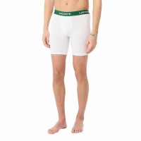 Lacoste Verde Branco Preto Boxer 3 Unidades