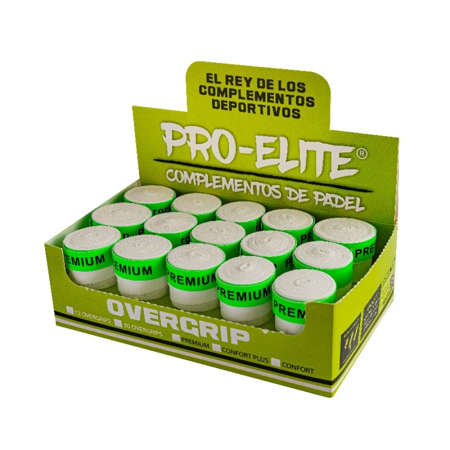 Caja Pro Elite Premium Perforado Blanco 30 Surgrips