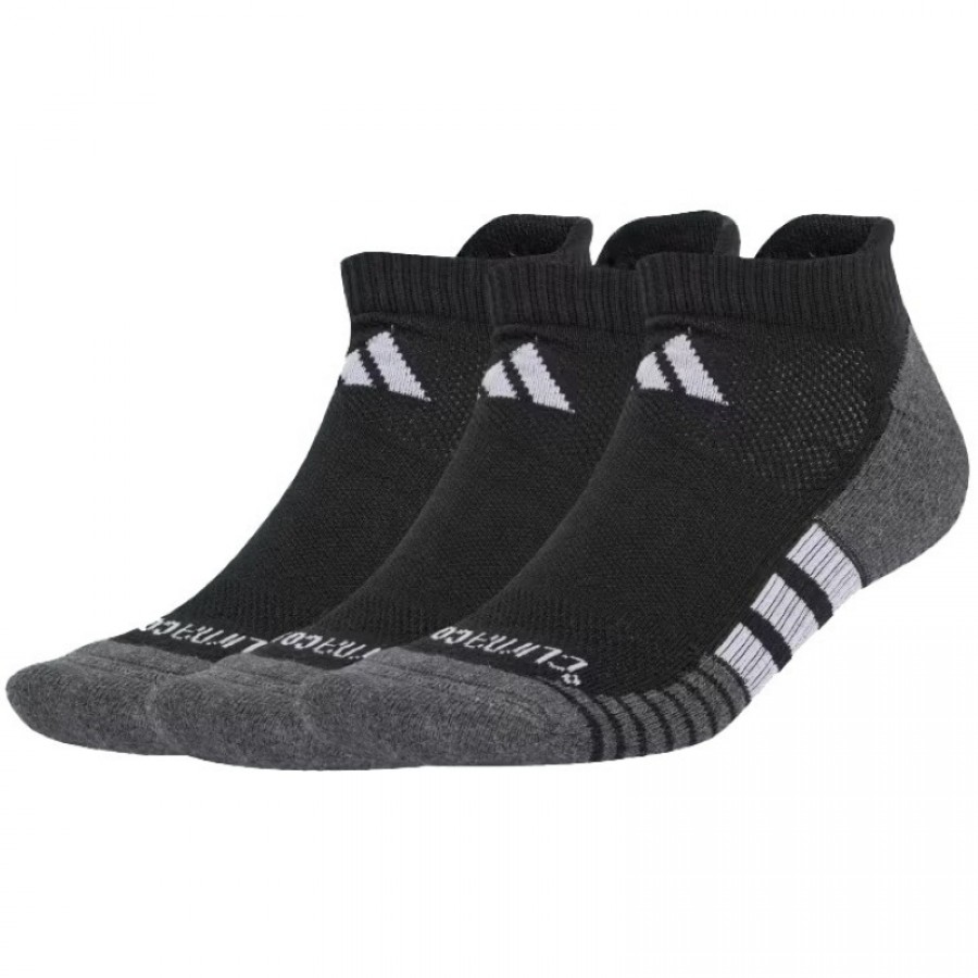 adidas Climacool Chaussettes basses noires 3 paires  Offre - Pas cher