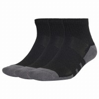 Calcetines Adidas Essentials Quarto Acolchoado Negro Gris 3 Peças  Oferta + Barato