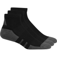 Calcetines Adidas Essentials Quarto Acolchoado Negro Gris 3 Peças  Oferta + Barato