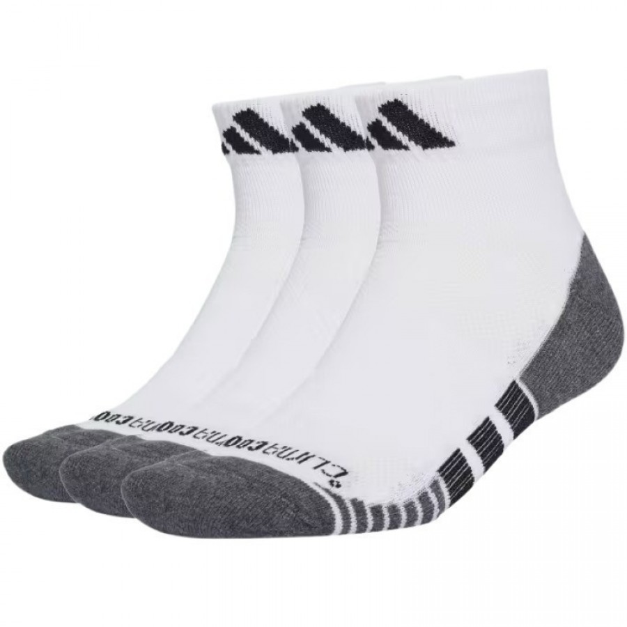 Calcetines Adidas Performance Climacool Quarter Blanco 3 Pares  Offre - Pas cher