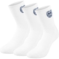 Meias Bidi Badu Anchor Branco 3 Unidades  Oferta + Barato