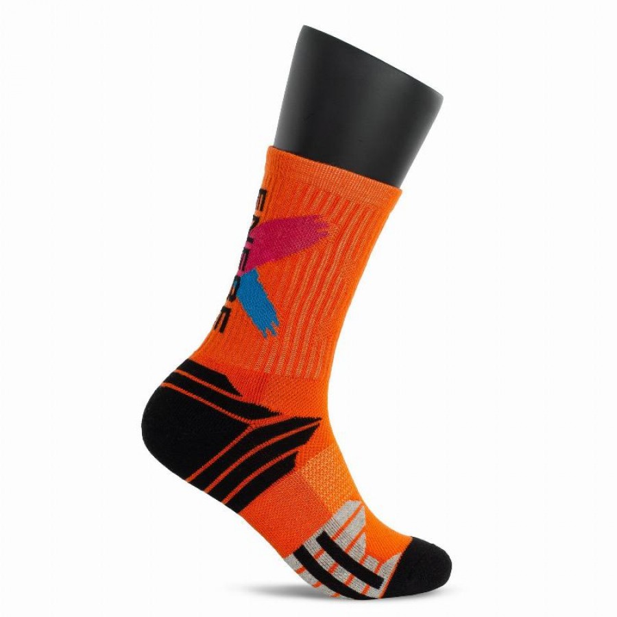Chaussettes orange Enebe X Series 1 paire