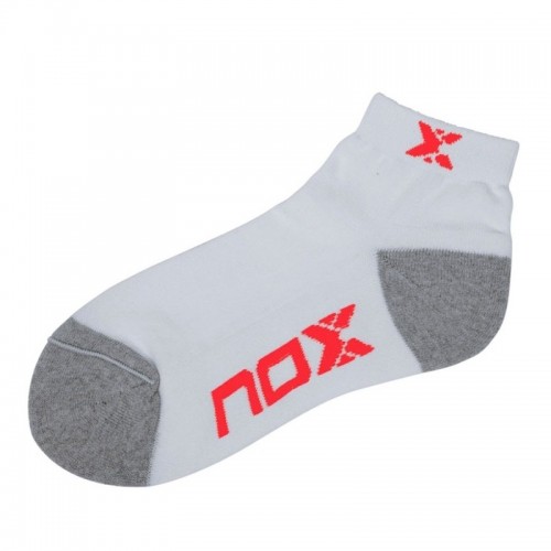 Nox Chaussettes Blanc Orange 1 Paire