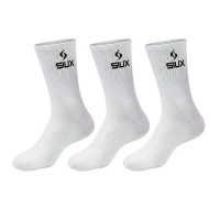 Siux Basic 26 Calzini Alto Shaft Bianchi 3 paia