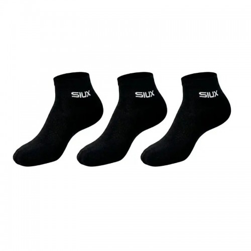 Siux Basic 26 Calzini Corti Neri, 3 paia