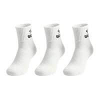 Siux Basic 26 Calzini a metà polpaccio bianchi 3 paia