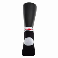Calcetines Softee Tobilleros Negro Blanco 1 Par