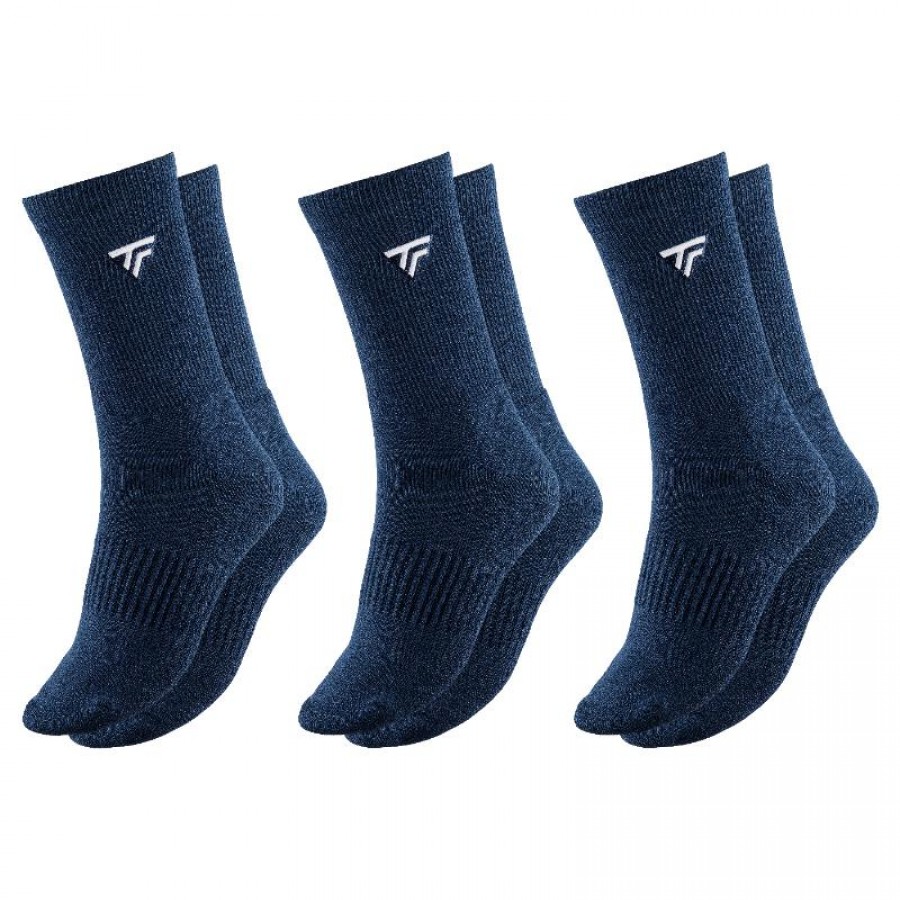 Tecnifibre Classic Navy Blue Socks 3 Pairs