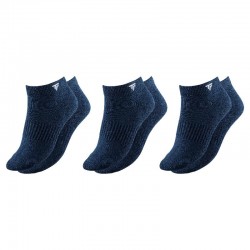 Tecnifibre Low Cut Navy Blue Socks 3 Pairs