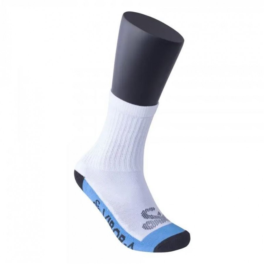 Blue White Multicolore Half Cane Viper Chaussettes 1 Paire PADELPOINT Blue White Multicolore Half Cane Viper Chaussettes 1 Paire