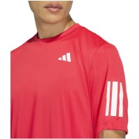 Adidas Club 3 Stripes Ruby T-Shirt