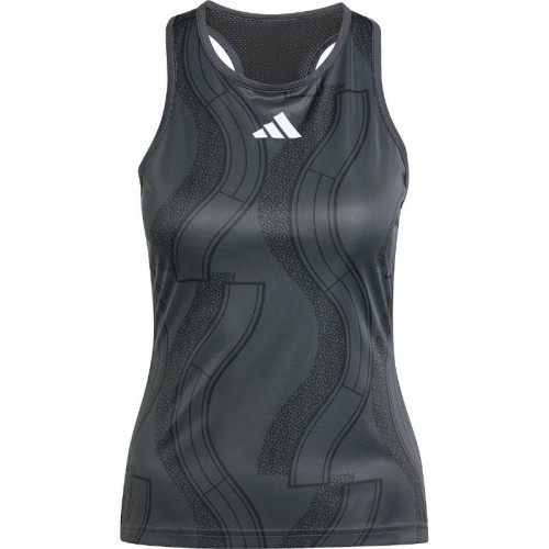 Camiseta Adidas Club Graphic Negro Carbon Mujer