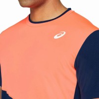 Asics Club Coral Peacoat T-shirt