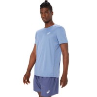 Camiseta Asics Core SS Haut Azul Denim  Offre - Pas cher
