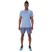 Camiseta Asics Core SS Haut Azul Denim  Offre - Pas cher