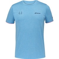 Babolat Juan Lebron T-Shirt Bleu Rose  Offre - Pas cher