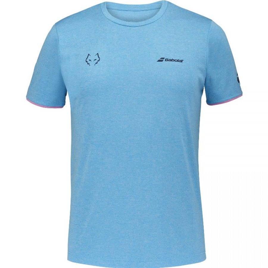 Babolat Juan Lebron T-Shirt Bleu Rose  Offre - Pas cher