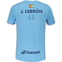 Babolat Juan Lebron T-Shirt Bleu Rose  Offre - Pas cher