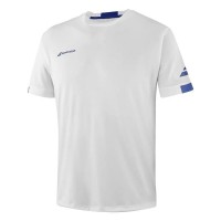 Camiseta Babolat Play Crew Neck Blanco Junior