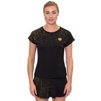 T-shirt Bidi Badu Paris Capsleeve noir or pour femme  Offre - Pas cher
