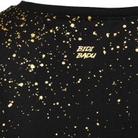 T-shirt Bidi Badu Paris Capsleeve noir or pour femme  Offre - Pas cher