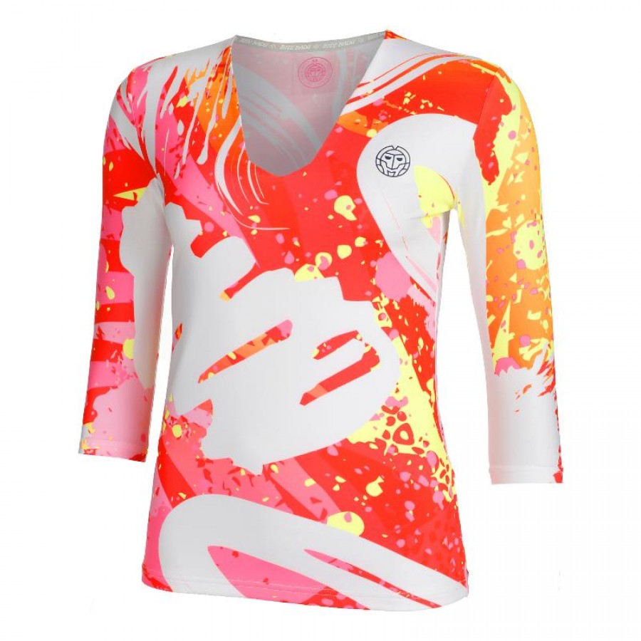 Camiseta Bidi Badu Wild Arts Col V Blanco Mix Mujer  Offre - Pas cher