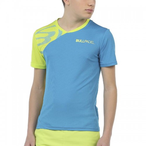 Camiseta Bullpadel Chamois Azul Atomico Lima Junior