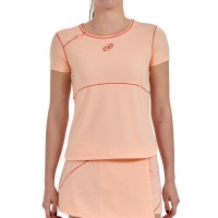 Camiseta Bullpadel Delfi Brea Albala Naranja Pastel
