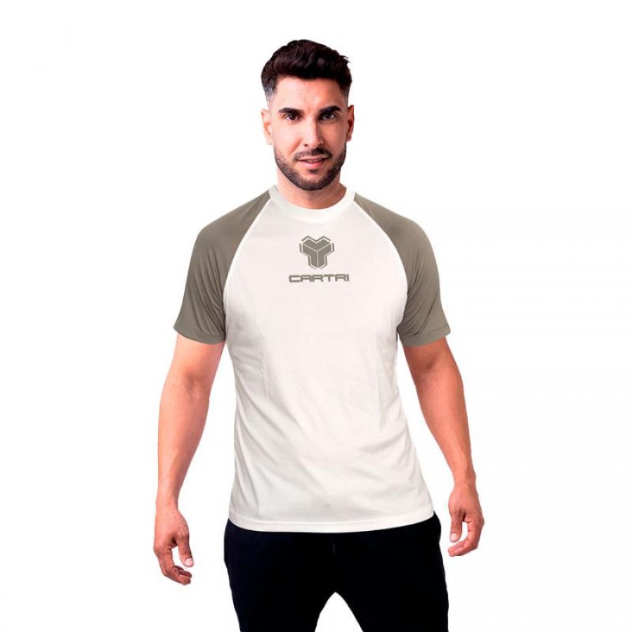 Cartri Match T-shirt White Gray  Offer + Cheap
