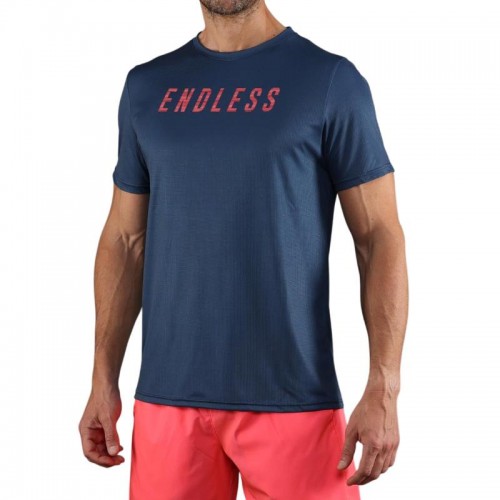 T-shirt bleu Endless Ace