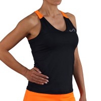 T-shirt noir orange diamant sans fin  Offre - Pas cher