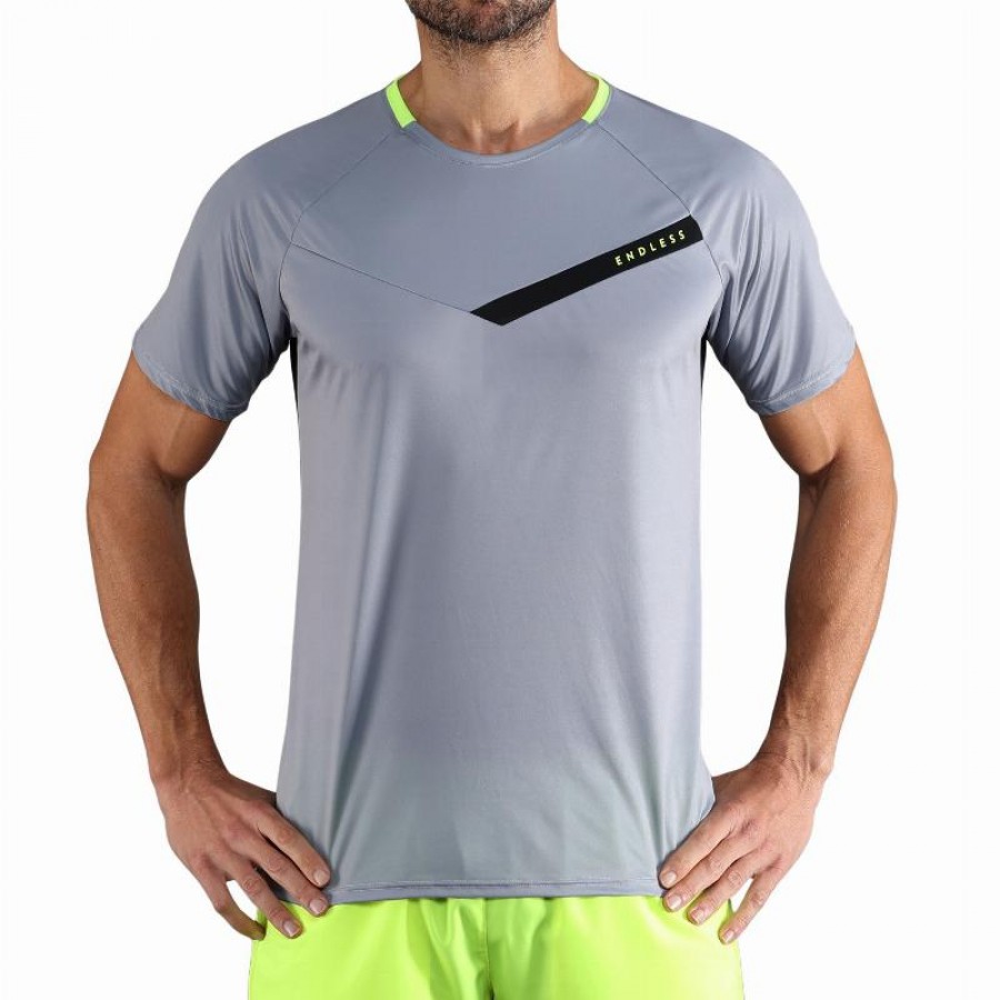 T-shirt gris Endless Tracer