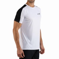 T-shirt blanc vectoriel sans fin