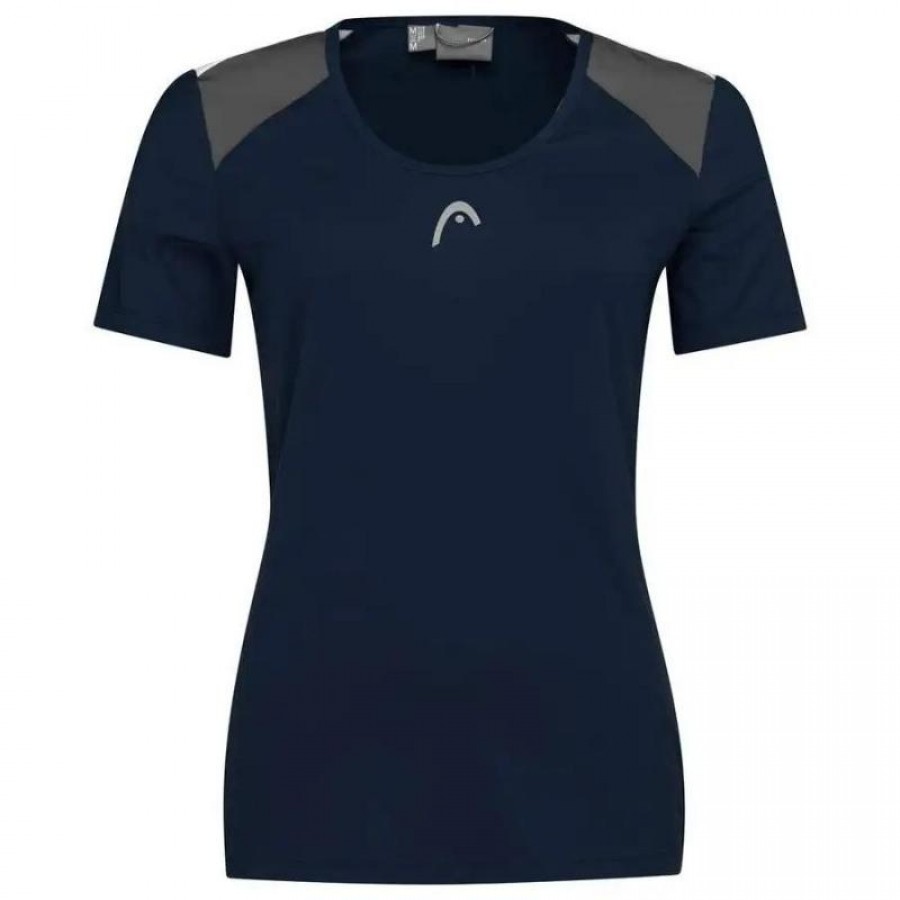 Camiseta Head Club 22 Tech Azul Marinho Feminina