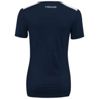 Camiseta Head Club 22 Tech Azul Marinho Feminina