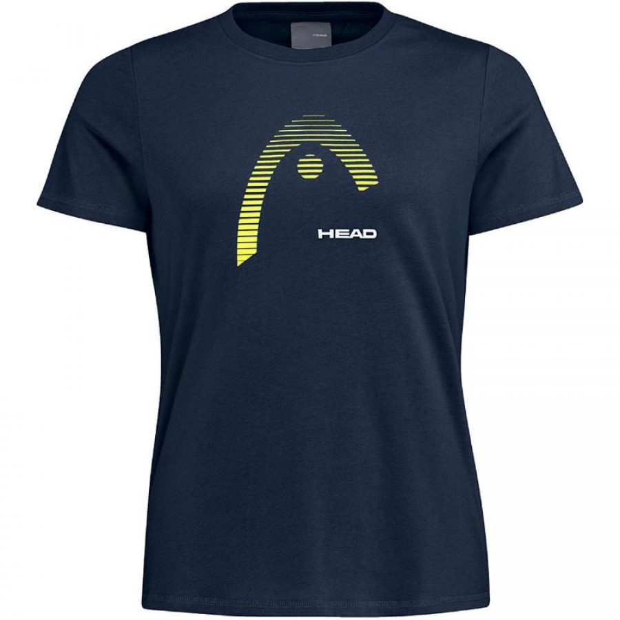 Camiseta Head Club Lara Azul Amarillo Mujer